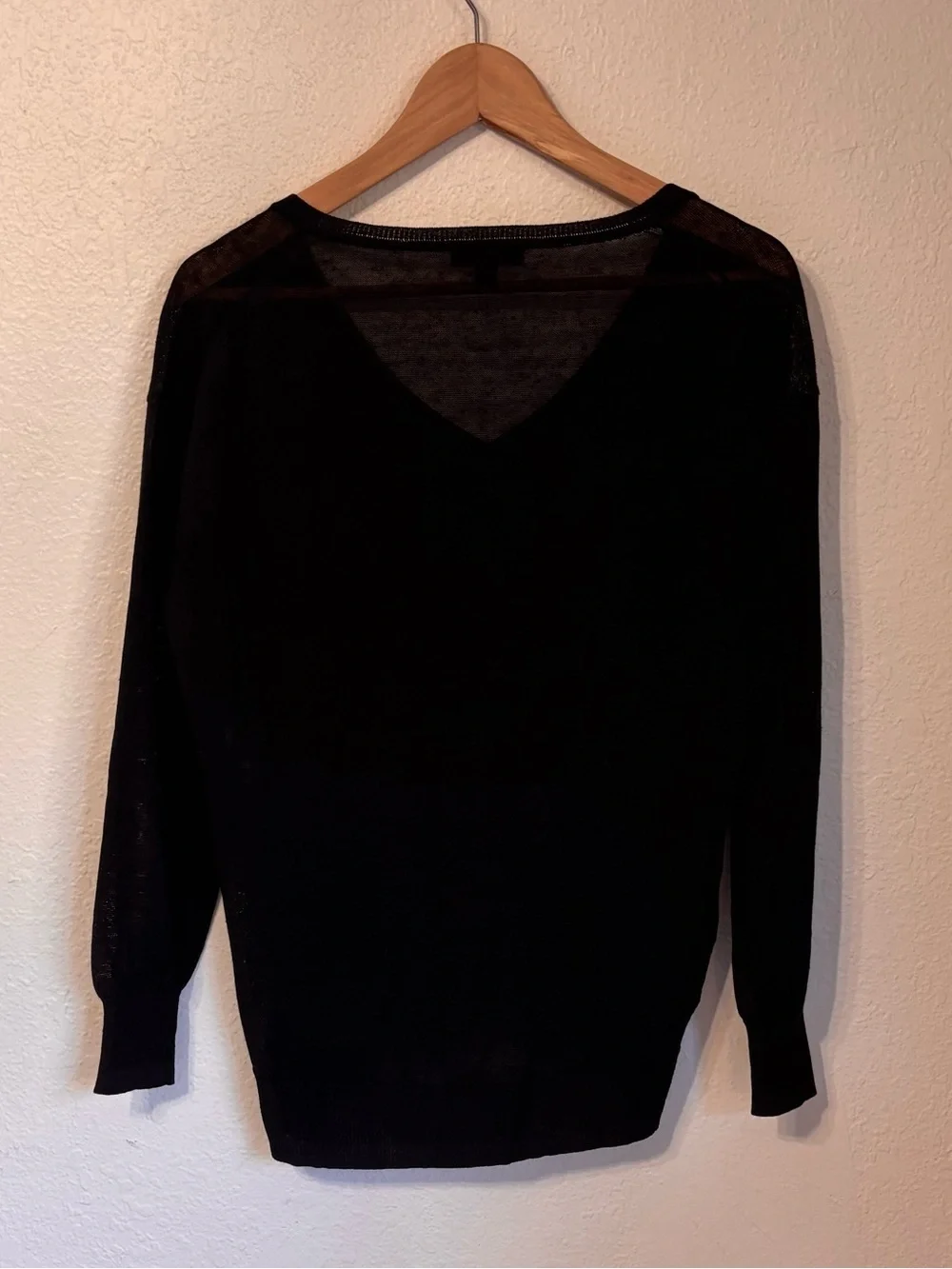 J. Crew Linen Blend V-Neck Sweater Small